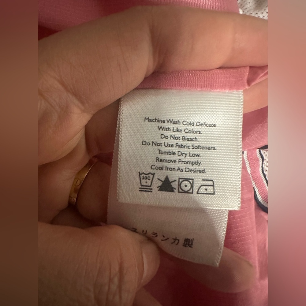 Eddie Bauer Pink Outdoor Windbreaker Jacket size M - Picture 10 of 10